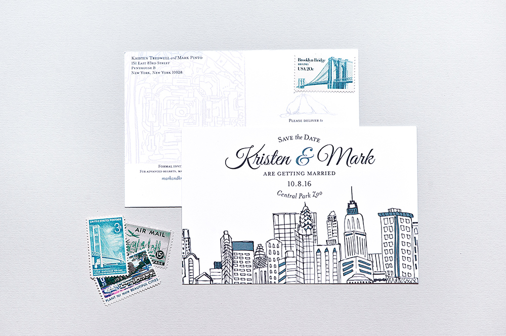 Central Park Save the Date - Suite Paperie
