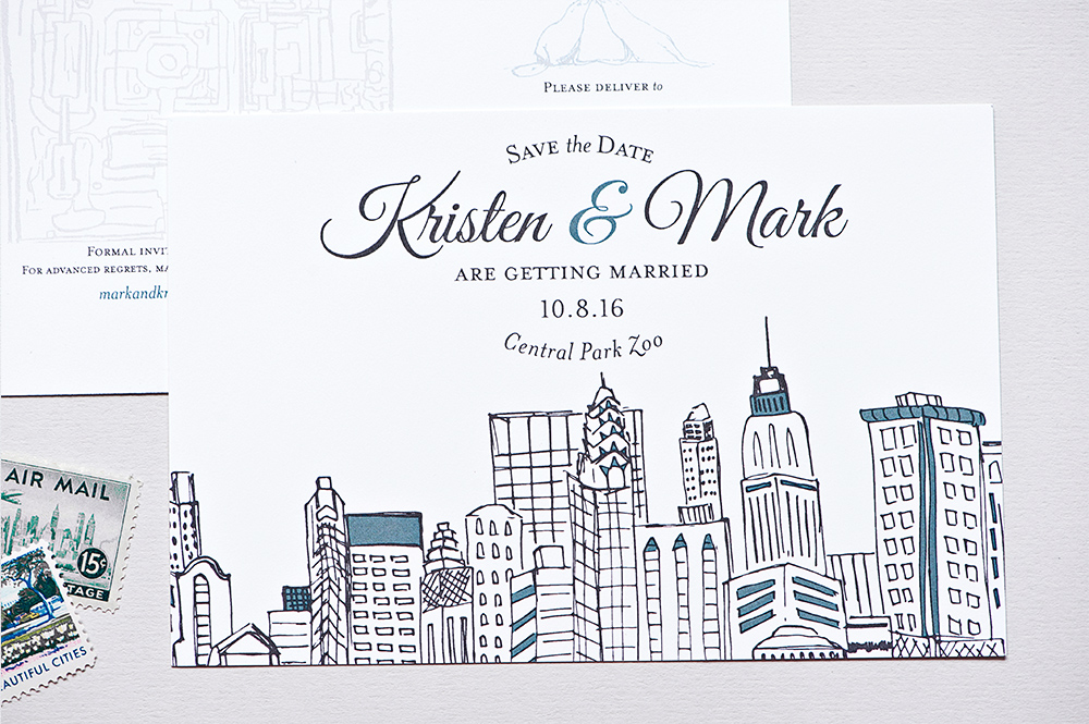 Central Park Save the Date - Suite Paperie
